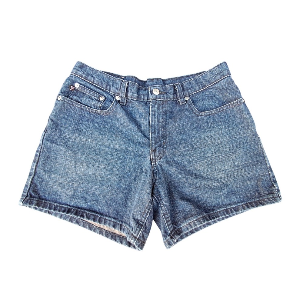 Polo Jeans Co Ralph Lauren Blue Denim 5 Inch Saturday Shorts Womens Size 4